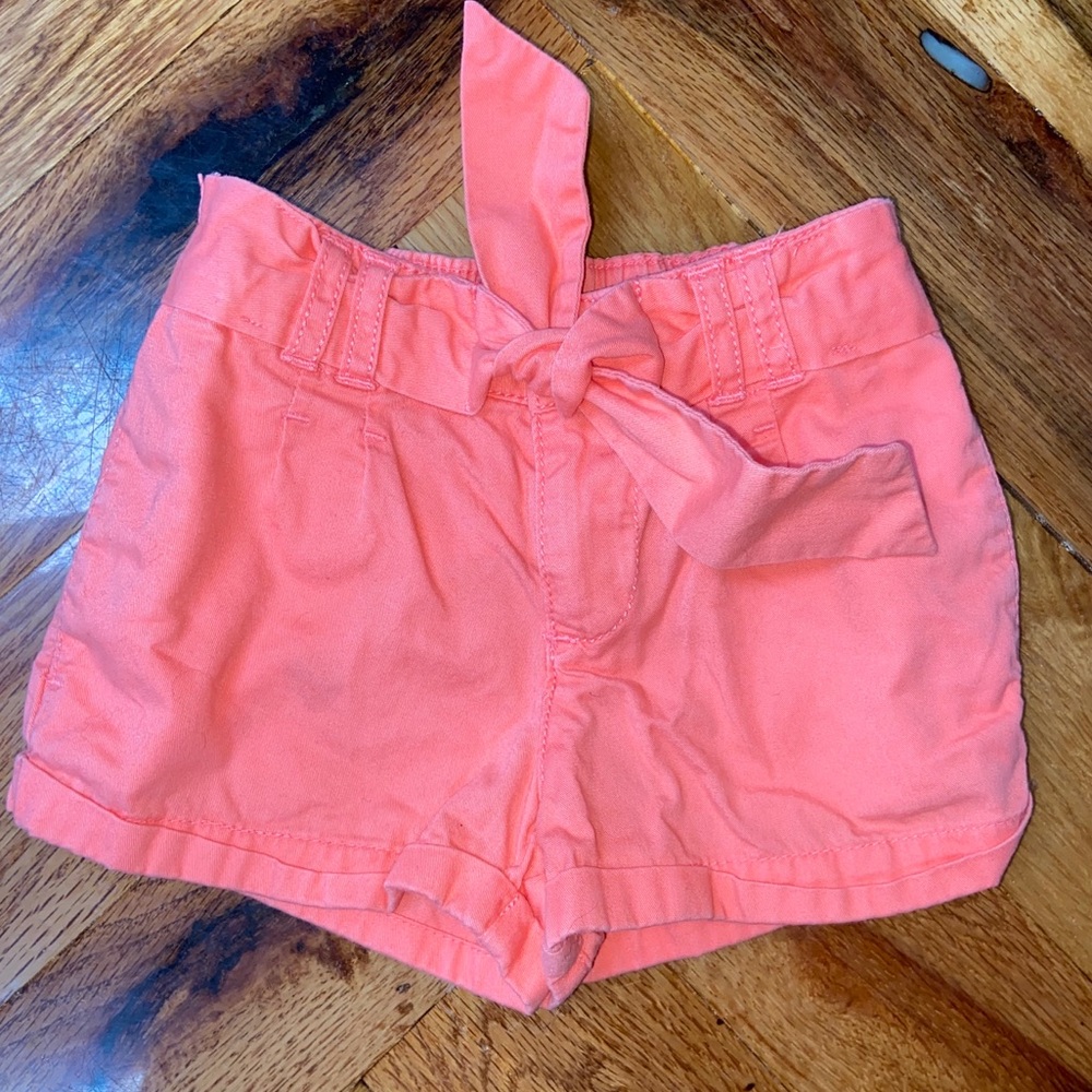 Baby gap twill bow shorts